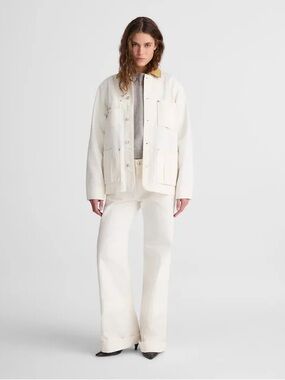 NWT Madewell x Benjamin Talley Smith The Fairview Barn Jacket in Chalk